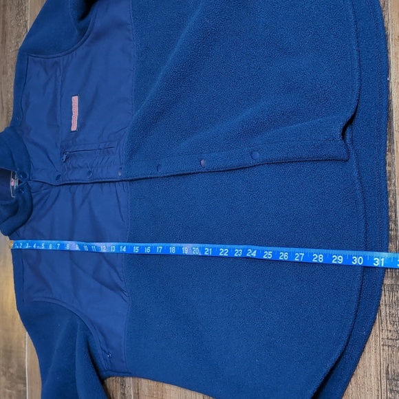 Vineyard Vines Fleece Snap Shacket Shirt Jacket Size XL in Navy Blue - Picture 10 of 10